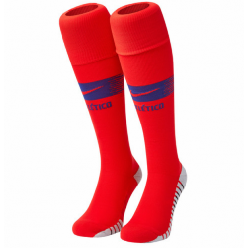 Atlético Madrid Hjemme Strømper 2018-2019 Atlético Madrid Hjemme Strømper 2018-2019